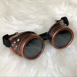 Steampunk vintage retro dust goggles